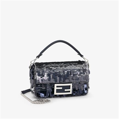 fendi baguette lentejuelas|fendi baguette monogram.